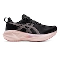Tênis Feminino ASICS Novablast 5 PRETO/ROSA CLA