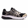 Tênis Masculino ASICS Esportivo PRETO/OURO