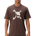 Camiseta Oakley Heritage Skull WT26 Masculina MARROM