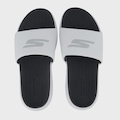 Chinelo Skechers Go Consistent - Masculino BRANCO/PRETO