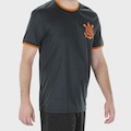 Camisa do Corinthians Dry Braziline - Masculina PRETO/LARANJA