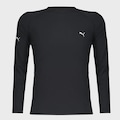 Camiseta Manga Longa Puma UV50+ - Infantil PRETO