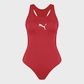 Maiô Adulto Puma Nadador Proteção UV50+ VERMELHO