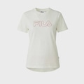 Camiseta Fila Regular Basic Outline - Feminina OFF WHITE