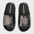 Chinelo do Corinthians Coimbra Nuvem - Masculino PRETO/AMARELO ESC