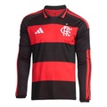 Camiseta do Flamengo I 26 adidas - Masculina PRETO/VERMELHO