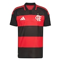 Camiseta do Flamengo Jogador I 26 adidas - Masculina PRETO/VERMELHO