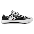 Tênis Converse All Star Chuck Taylor Mickey Minnie Juvenil PRETO/BRANCO