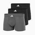 Kit Cueca Boxer adidas Active Micro Tech com 3 Peças - Masculina PRETO/CINZA