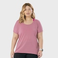 Camiseta Selene Plus Size Feminina - Feminina ROSA