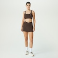 Short Saia Fila Touch Gym Feminino MARROM