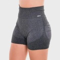 Short Feminino Selene Fitness Levanta Bumbum Sem Costura PRETO