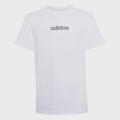 Camiseta adidas Linear Logo Infantil BRANCO