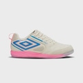 Chuteira de Futsal Adulta Pro 5 Bump Umbro BRANCO/ROSA