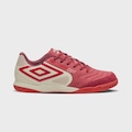Chuteira Umbro Pro 5 Bump Club Futsal BRANCO/VERMELHO