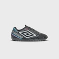 Chuteira de Society Infantil Techno II JR Umbro PRETO/CINZA