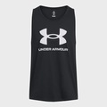 Camiseta Regata Under Armour Sportstyle Logo Masculina PRETO