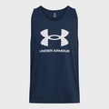 Camiseta Regata Under Armour Sportstyle Logo Masculina AZUL ESCURO