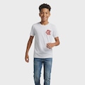 Camiseta do Flamengo Nação Betel - Infantil BRANCO