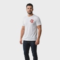 Camiseta do Flamengo Nação Betel - Masculina BRANCO