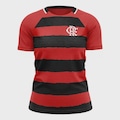 Camiseta do Flamengo Manto Raglan86  - Feminina VERMELHO