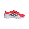 Chuteira Society Adulto adidas Predator League Fold Over BRANCO/VERMELHO