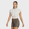 Camiseta Regata adidas Moletinho Power Boxy Feminina BRANCO