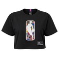 Camiseta Cropped NBA Essence - Feminino PRETO