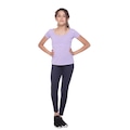 Calça Legging Zero Best Fit Transparência - Infantil ROXO CLA/ROXO