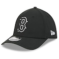 Boné Adulto New Era M-Crown Boston Red Sox Poly Aba Curva PRETO