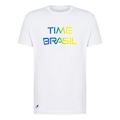 Camiseta Manga Curta Time Brasil Mormaii - Masculina BRANCO