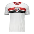Camiseta do São Paulo Braziline Stencil - Masculina BRANCO