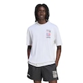 Camiseta adidas Estampada Masculina CINZA CLARO