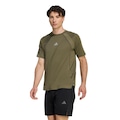 Opção de cor VERDE de Camiseta Tech Apparel CLIMACOOL adidas Masculino