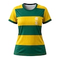 Camisa do Flamengo Pairar Edição Especial Brasil Braziline - Feminina AMARELO/VERDE
