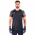 Camisa Poker Goleiro Manga Curta Sublimada Sentinela - Masculino PRETO