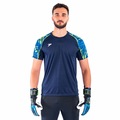 Camisa Poker Goleiro Manga Curta Sublimada Sentinela - Masculino AZUL