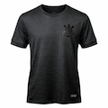 Camiseta do Corinthians Jacquard Coimbra - Masculina PRETO