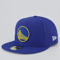 Boné Unssex New Era NBA Golden State Warriors Core 5950 Aba Reta AZUL