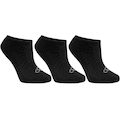 Kit 3 Pares de Meia Cano Invisível Olympikus Sem Fleece - Masculina PRETO