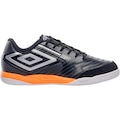 Chuteira de Futsal Adulto Umbro Pro 5 Bump Club PRATA/LARANJA