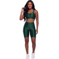 Conjunto Fitness Top e Bermuda New Zig 3D Vekyo Compressão Roupa Para Academia Treino Moda Feminina VERDE