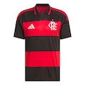 Camiseta do Flamengo  I 26 adidas-Masculina PRETO/VERMELHO