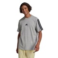 Camiseta Adidas M/C 3 Stripes Masculina CINZA/PRETO
