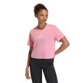 Camiseta adidas M/C Performance Essentials Feminina ROSA CLARO