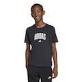 Camiseta Infantil adidas M/C Collegiate Graphic PRETO/MARROM CLA