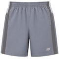 Opção de cor CINZA de Bermuda New Balance Fast Days 7  - Masculina
