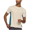 Opção de cor BEGE de Camiseta New Balance Fast Days  - Masculina