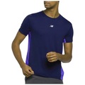Camiseta New Balance Fast Days  - Masculina AZUL ESC/ROXO