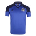 Camisa Polo do Santos Umbro 2023  - Masculina AZUL